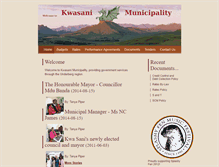 Tablet Screenshot of kwasani.co.za
